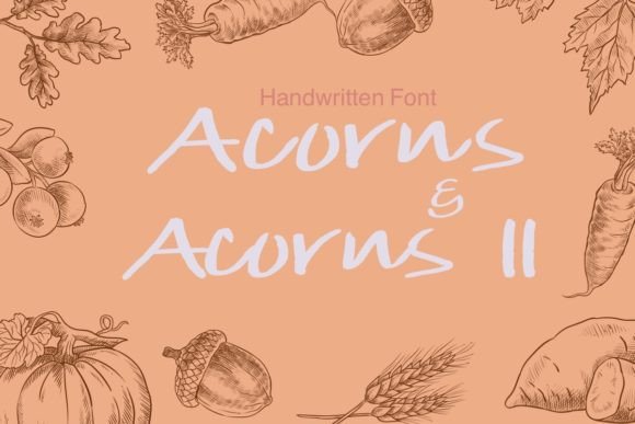 Acorns: A Handwritten Font for Editorial Elegance