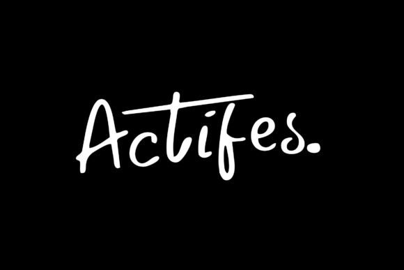 Actifes: A Versatile Script Font for Creative Branding