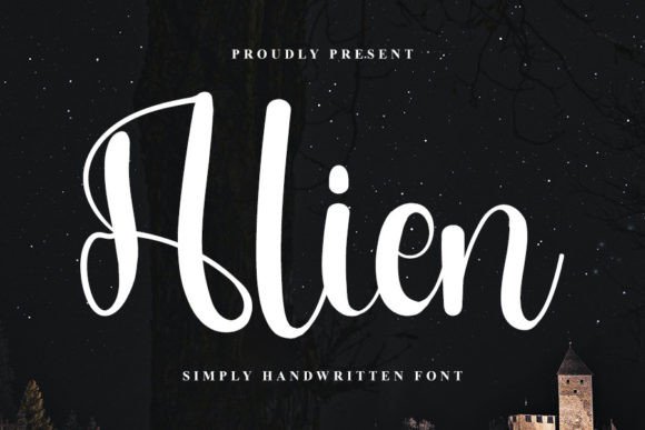 Alien: A Handwritten Font for Crafters and Creators