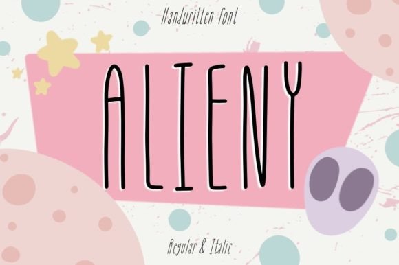 Alieny: A Bold Script for Creative Projects