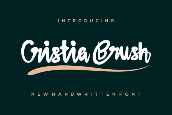 Cristiabrush: A Cursive Font for Elegant Web Design