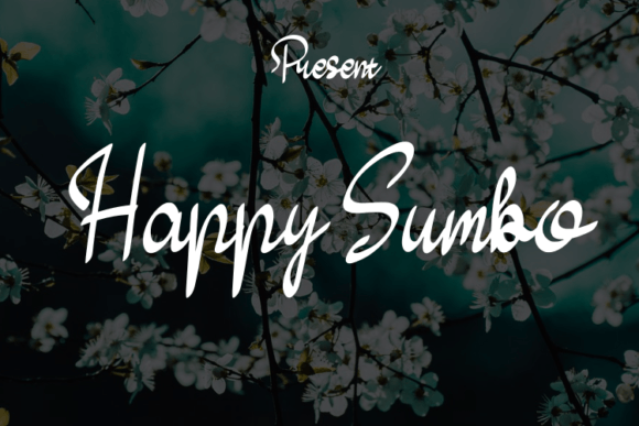 Discover Happy Sumbo: A Handwritten Font for Editorial Charm