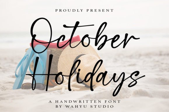 Discover the Elegance of October Holidays: A Font for Editorial Design