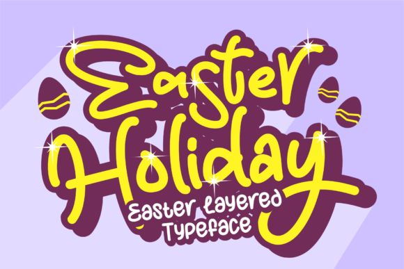 Easter Holiday: A Charming Handwritten Font for Editorial Design