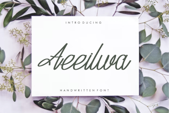 Elevate Your Brand with Aeeilwa: The Perfect Handwritten Font