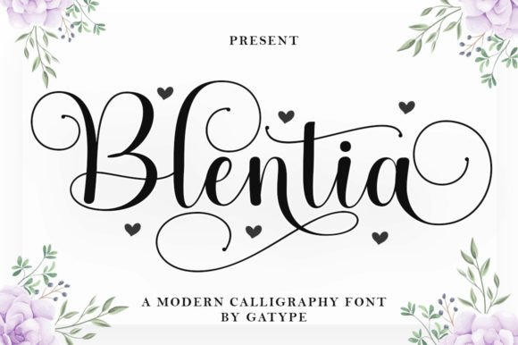 Elevate Your Craft with Blentia: A Signature Font