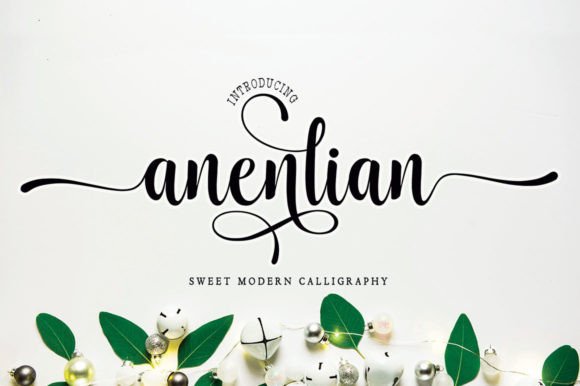 Enhance Your Brand with Anenlian: A Dazzling Script Font