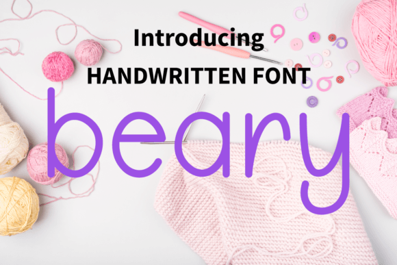 Enhance Your Brand with Beary: A Friendly Handwritten Font