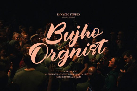 Enhance Your Brand with Bujho Orgnist Font