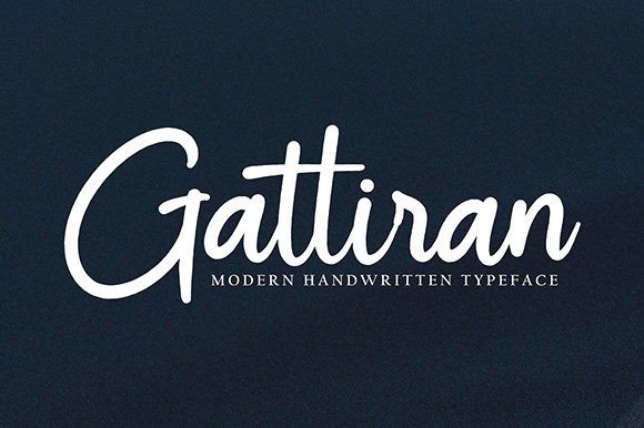 Enhance Your Brand with Gattiran: A Fresh Handwritten Font