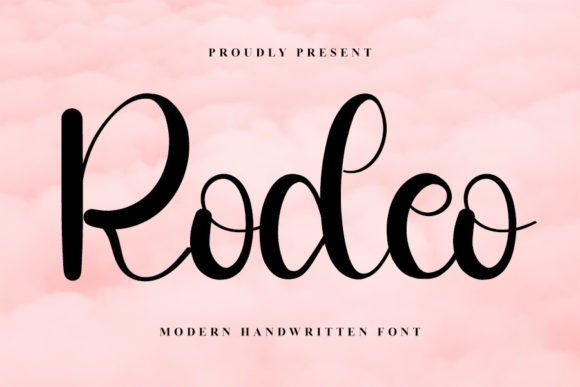 Enhance Your Brand with Rodeo: A Beautiful Handwritten Font