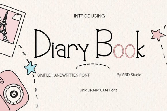 Exploring Diary Book: A Versatile Font for Creative Branding