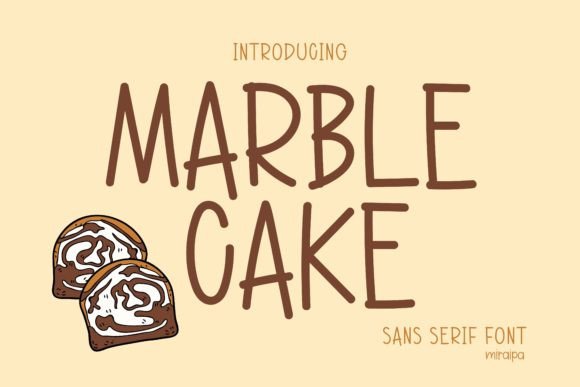 Marble Cake: A Whimsical Font for Your Brand's Magic