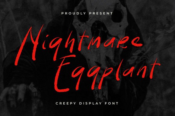 Nightmare Eggplant: A Bold Script for Creative Projects