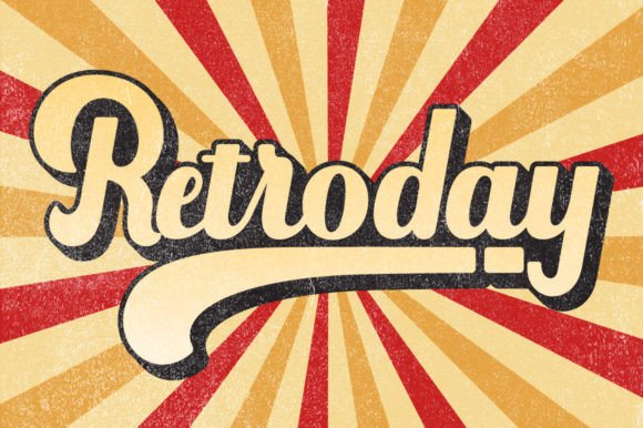 Retroday: A Stylish Script Font for Modern Websites
