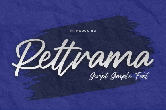 Rettrama: A Dazzling Script Font for Editorial Charm