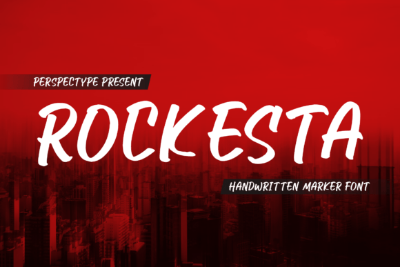 Rockesta: A Handwritten Marker Font for Creative Makers