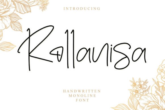 Rollanisa: A Handwritten Font for Engaging Brand Identity