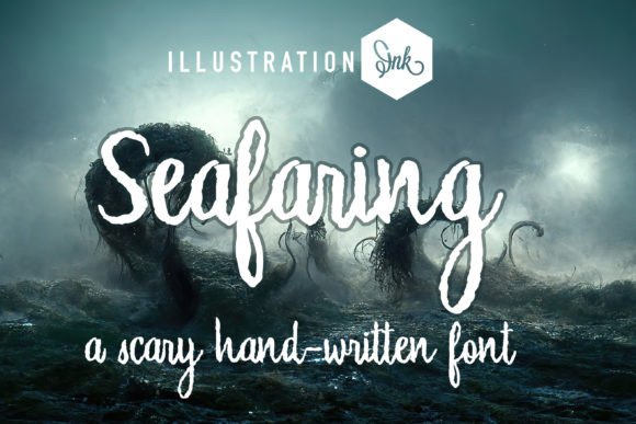 Seafaring: A Spooky, Handwritten Script Font for Your Brand