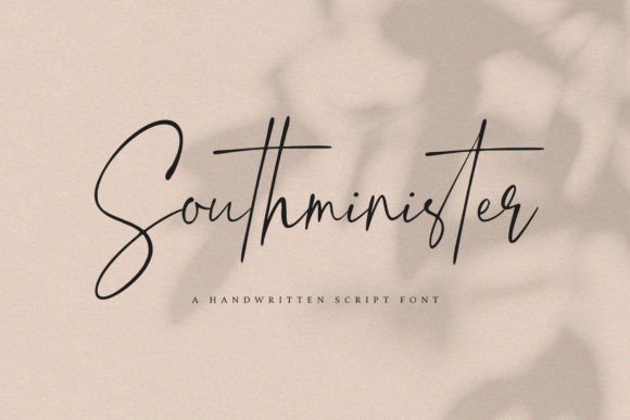 Southminister: A Handwritten Font for Creative Makers