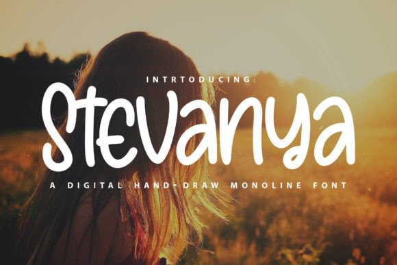 Stevanya: A Script Amp Font for Elegant Branding