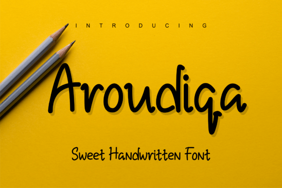 Transform Your Brand with Aroudiqa: A Bold Handwritten Font
