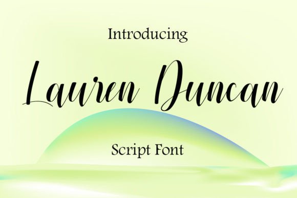 Transform Your Brand with Lauren Duncan Font