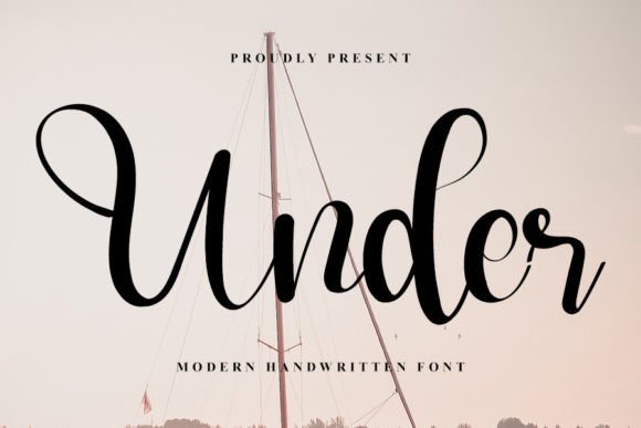 Under: A Handwritten Font for Eye-Catching Campaigns