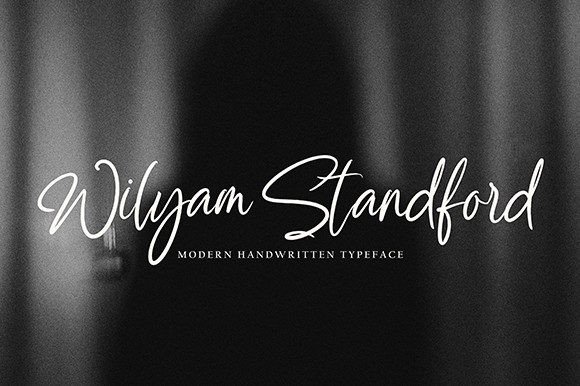 Wilyam Stanford: A Delicate Script Font for Elegant Publishing